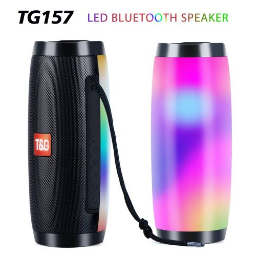 T&G TG-157 Colorful LED Light Wireless Stereo Bluetooth Speaker 